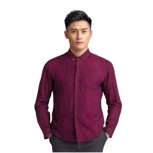 Hawker Rye Long Sleeves Button Up Shirt - Black Red Gingham NWT Size XL - Picture 1 of 10